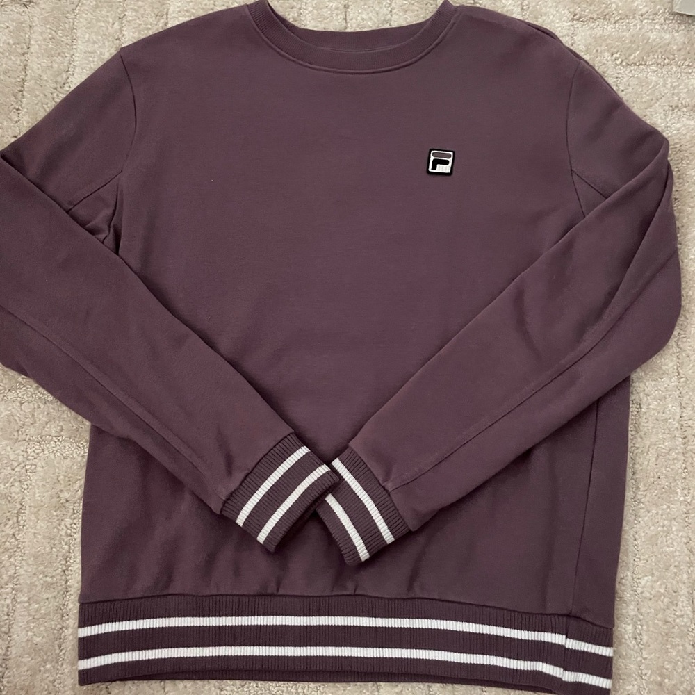 Vintage purple fila crew neck